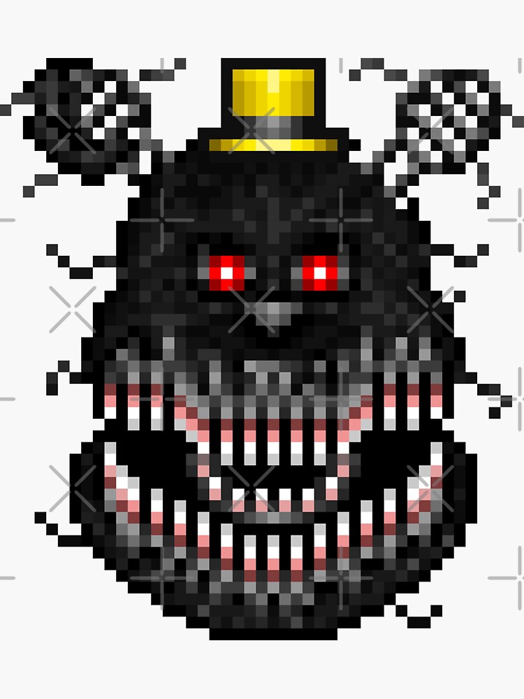 Five Nights at Freddy's 2 - Pixel art - Withered Classics Sticker pack  Sticker for Sale by GEEKsomniac