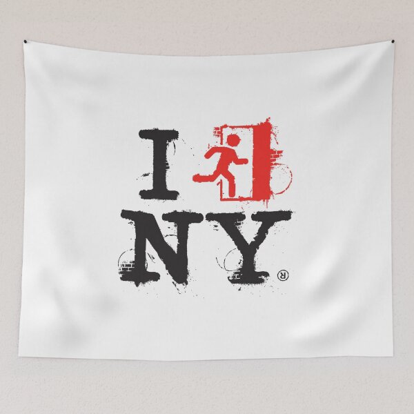 Item preview, I EXITED NY -black lettering designed and sold by ToadKingStudios.