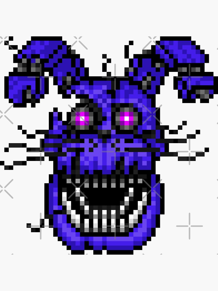 Five Nights at Freddys 4 - Nightmare! - Pixel art Art Print for Sale by  GEEKsomniac