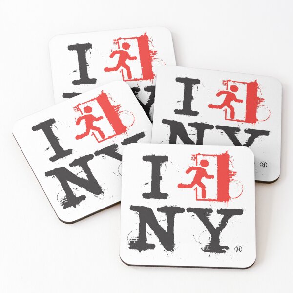 Item preview, I EXITED NY -black lettering designed and sold by ToadKingStudios.