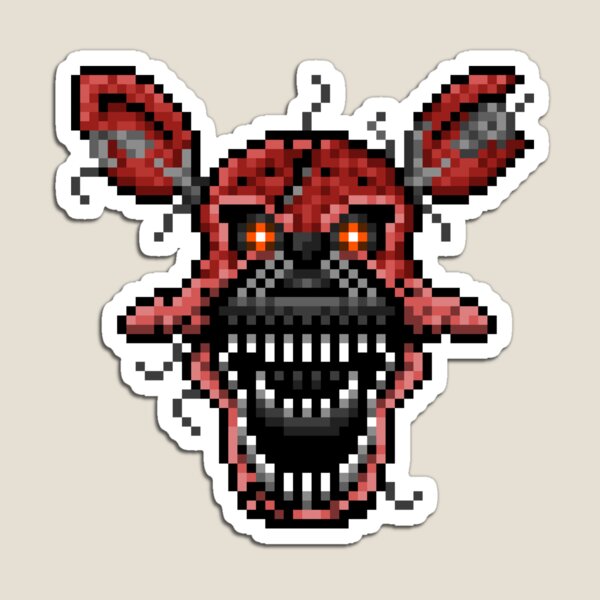 Five Nights at Freddys 4 - Nightmare Freddy - Pixel art Magnet for Sale by  GEEKsomniac