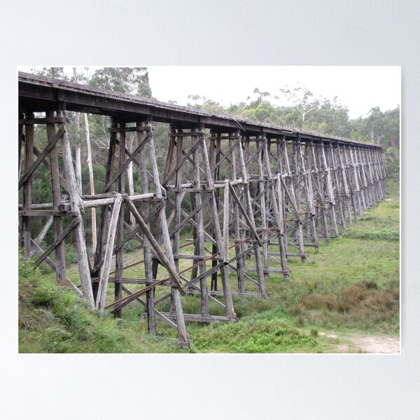 Item preview, Stoney Creek Trestle Bridge, Victoria designed and sold by DianneLac.