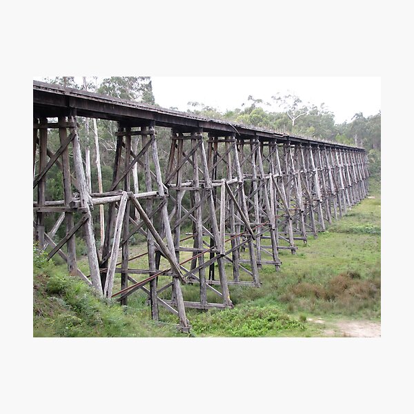Item preview, Stoney Creek Trestle Bridge, Victoria designed and sold by DianneLac.