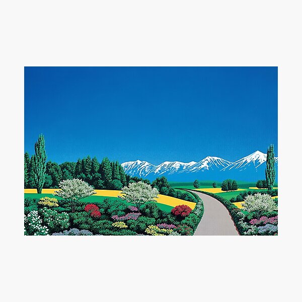 Hiroshi Nagai Art Print Poster Vaporwave Aesthetic Wallpaper T-Shirt Photographic Print