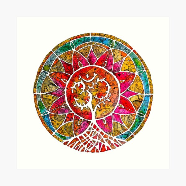 Tree of Life Mandala Art Print