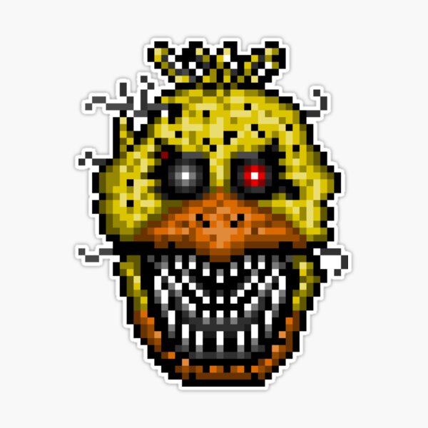 Nightmare Chica Fnaf4 Sticker - Nightmare Chica Fnaf4 - Discover