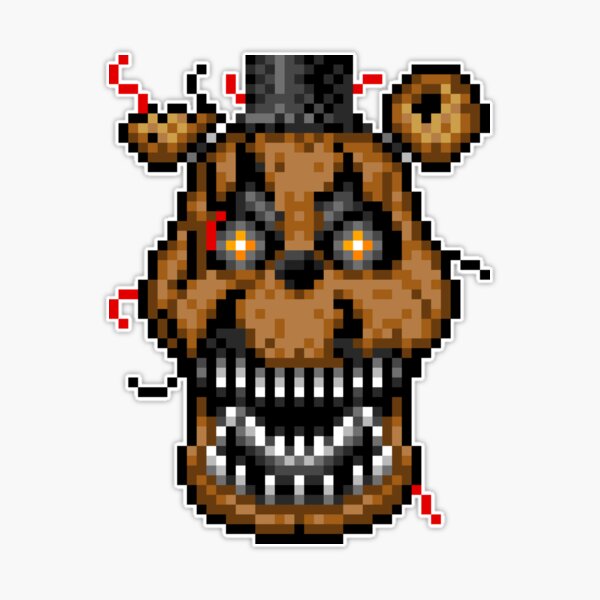 Five Nights at Freddy's 2 - Pixel art - Various Characters Sticker pack 1  Sticker for Sale by GEEKsomniac