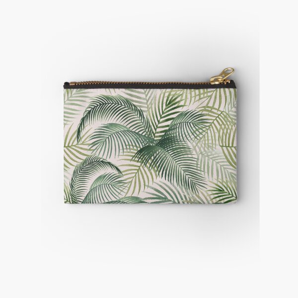 Item preview, Plants pattern / Palm tree leaves: light green designed and sold by oceanys.