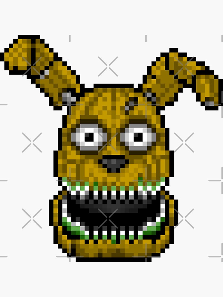 Five Nights at Freddy's - FNAF4 - Plushtrap - Fnaf World - Sticker