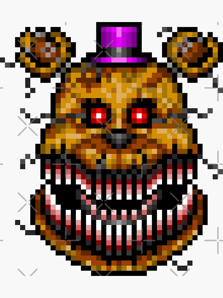 Nightmare Fredbear - Fnaf 4 - Sticker