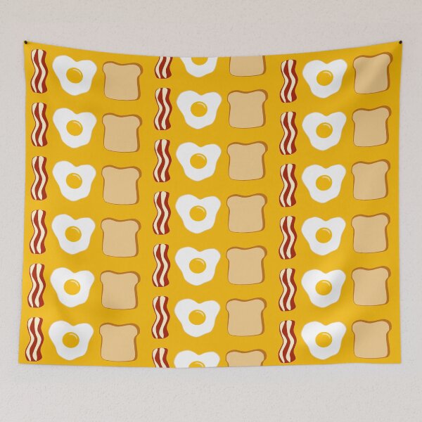 Item preview, I Love Breakfast (yellow background) designed and sold by elrathia.