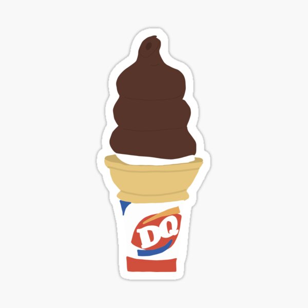 Dipped Cone Sticker