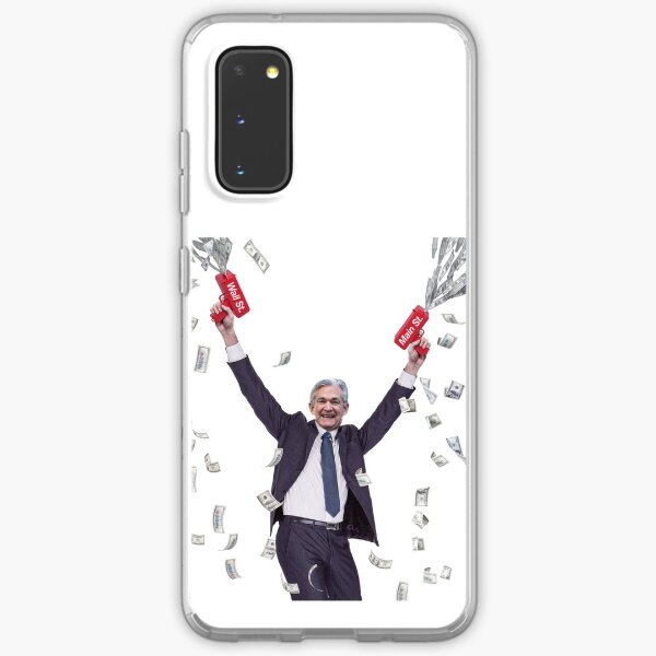 Jerome Powell money cannon Samsung Galaxy Soft Case