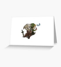 Skyim-Legend of Zelda Greeting Card