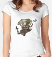 Skyim-Legend of Zelda Women's Fitted Scoop T-Shirt