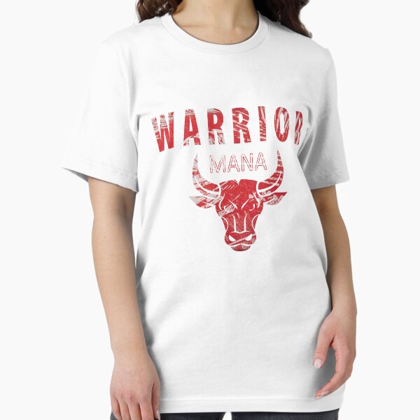 Item preview, Warrior mana  -- red and white -- t-shirt designed and sold by Draw Design.