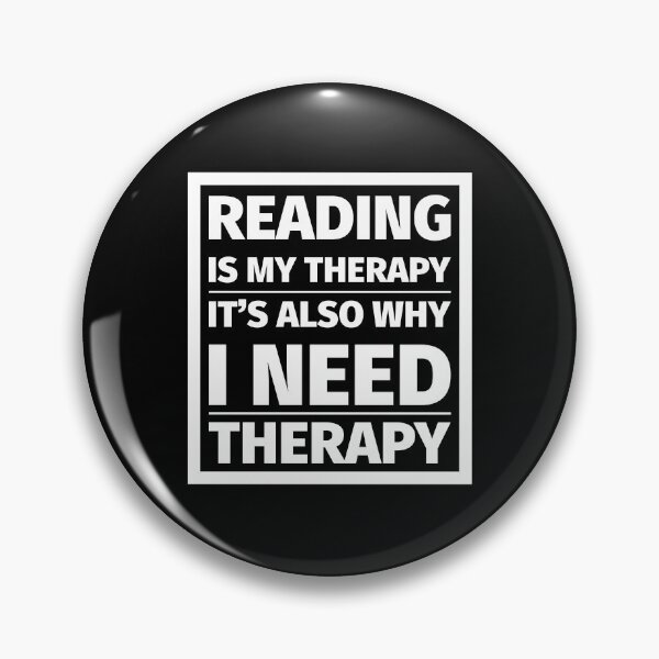 Item preview, READING IS MY THERAPY designed and sold by literarylifeco.