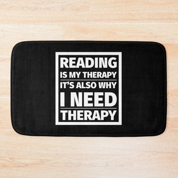 Item preview, READING IS MY THERAPY designed and sold by literarylifeco.