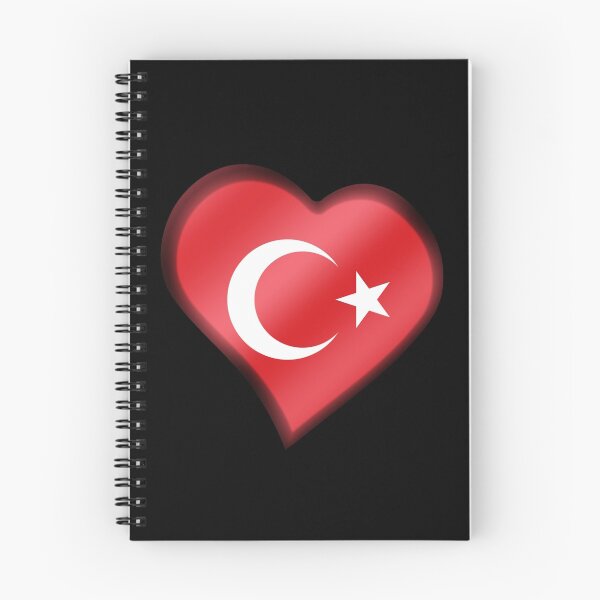 Item preview, Turkish Flag - Turkey - Heart designed and sold by Graphix.