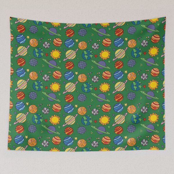 Item preview, Planet Print | Space | Earth | Astronomy | Science | Green designed and sold by tweestitch.