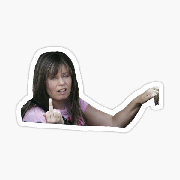 Kath and Kim: Kim Pulling the Finger Sticker