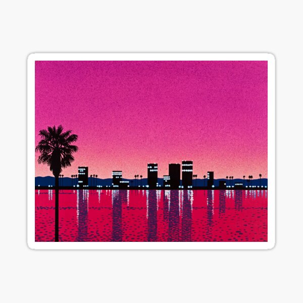 Item preview, Hiroshi Nagai Art Print Poster Vaporwave Aesthetic Wallpaper T-Shirt designed and sold by coolhiphoptees.