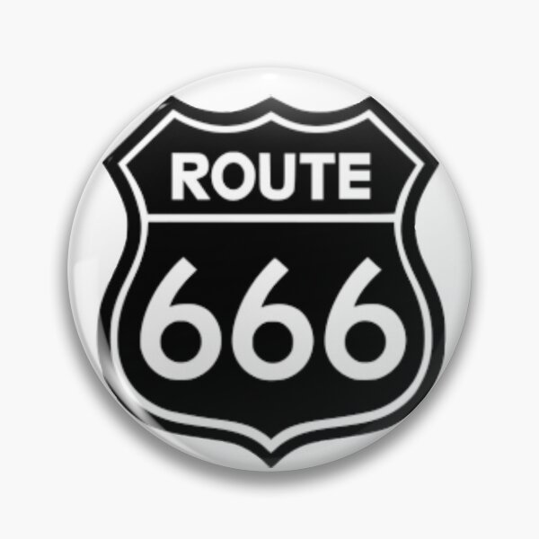 Route 666 Pins And Buttons Redbubble - roblox route 66 codes