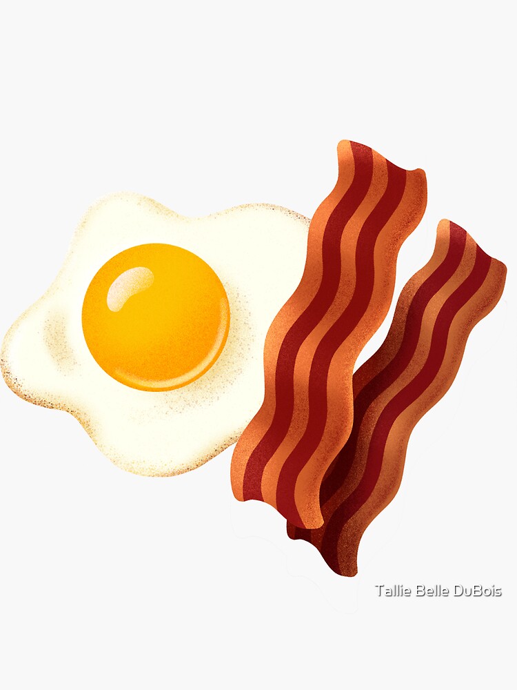 eggs and bacon clipart