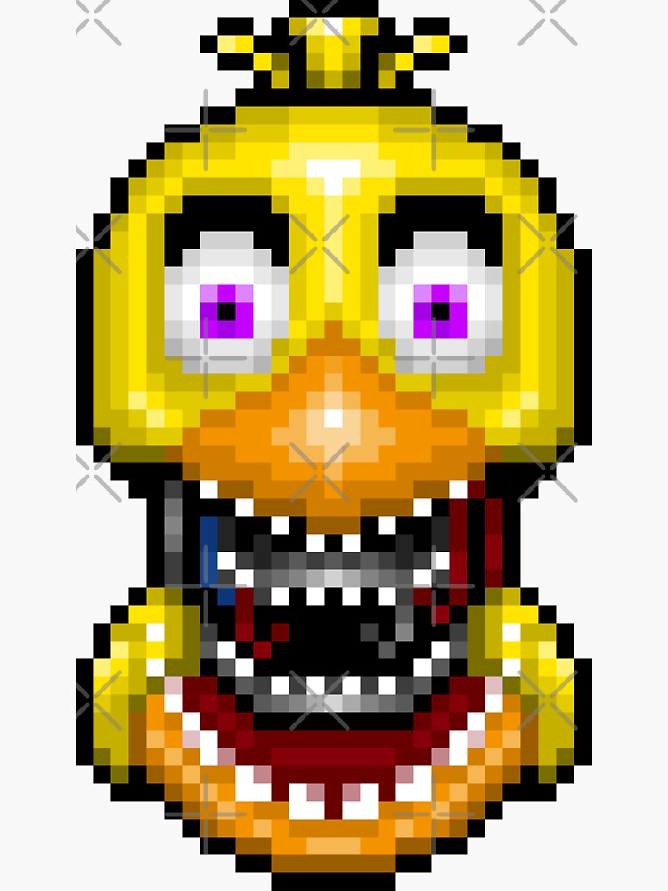 Withered chica artwork | Sticker