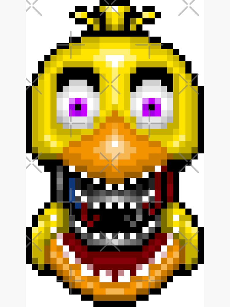 Five Nights at Freddys 4 - Nightmare Freddy - Pixel art Magnet for Sale by  GEEKsomniac