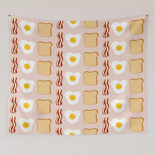 Item preview, I Love Breakfast (pink background) designed and sold by elrathia.