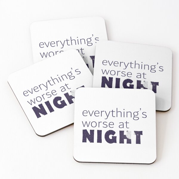 Item preview, Everything's Worse At Night designed and sold by mikaelawms.