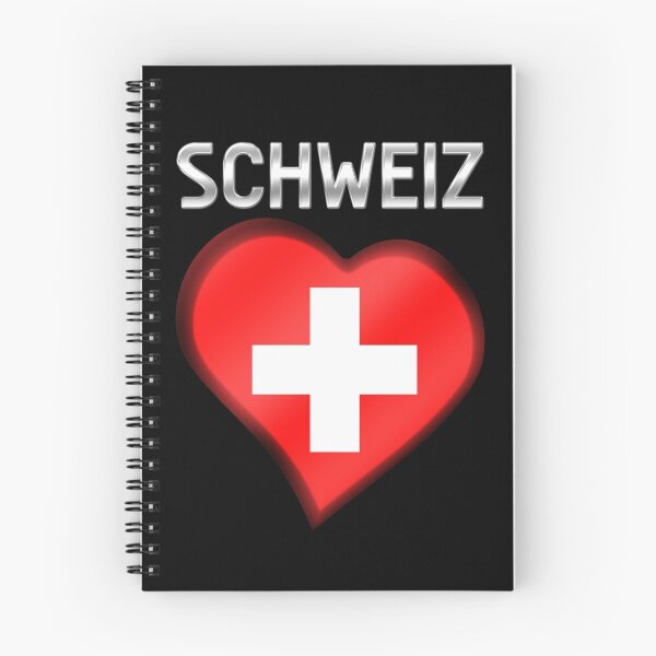 Item preview, Schweiz - Swiss Flag Heart & Text - Metallic designed and sold by Graphix.