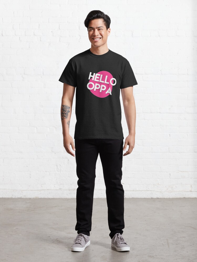 Alternate view of Hello oppa cute graphic Classic T-Shirt