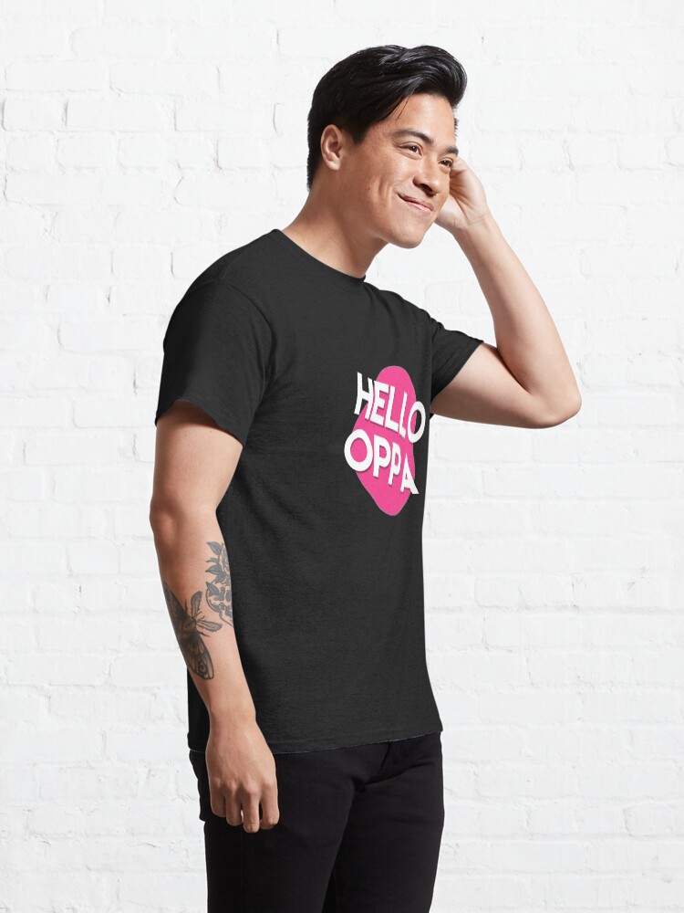 Alternate view of Hello oppa cute graphic Classic T-Shirt