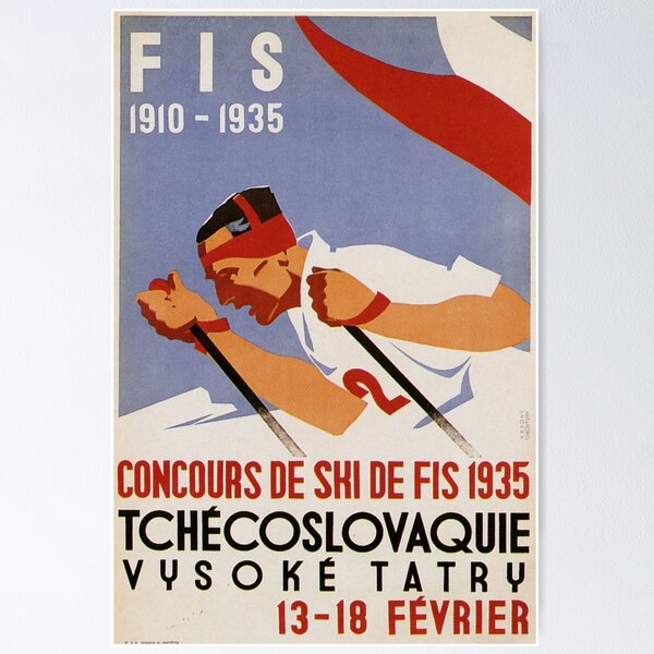 Item preview, FIS 1910-1935 vintage travel poster designed and sold by stickart-marek.