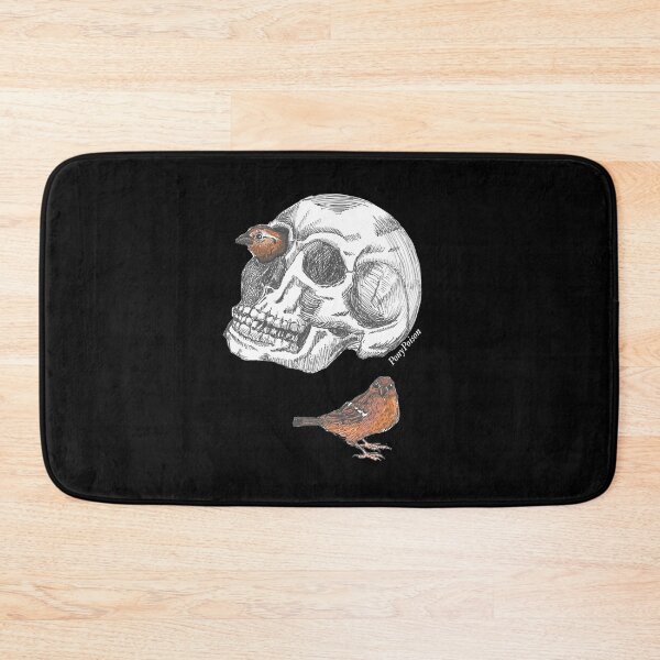 Item preview, Skull With Sparrows designed and sold by PonyPoison.