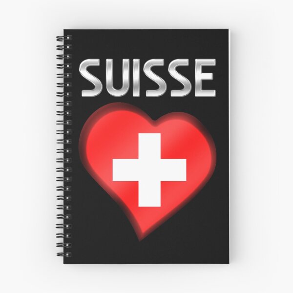 Item preview, Suisse - Swiss Flag Heart & Text - Metallic designed and sold by Graphix.