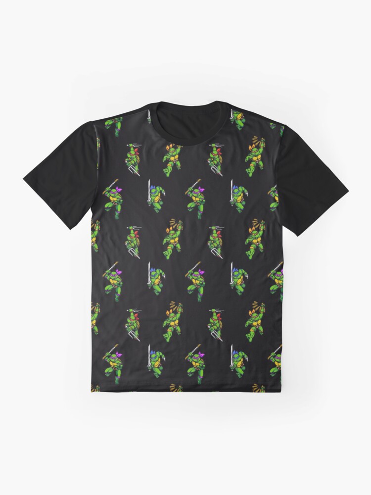 Alternate view of tmnt sprites pattern Graphic T-Shirt
