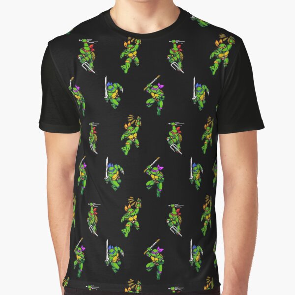 tmnt sprites pattern Graphic T-Shirt