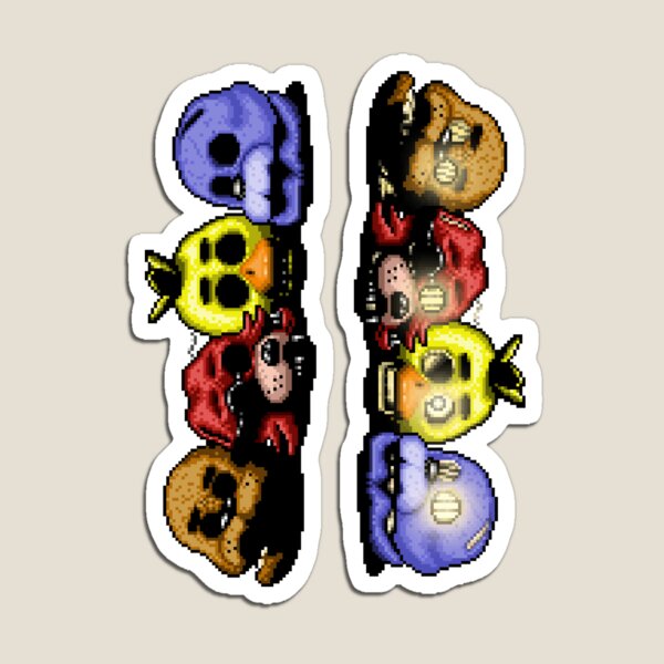 Five Nights at Freddy's 2 - Pixel art - Withered Classics Sticker pack  Sticker for Sale by GEEKsomniac