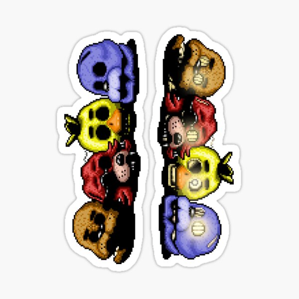 Happiest Day FNAF 3 Minigames Sticker for Sale by EdgeL0rd101