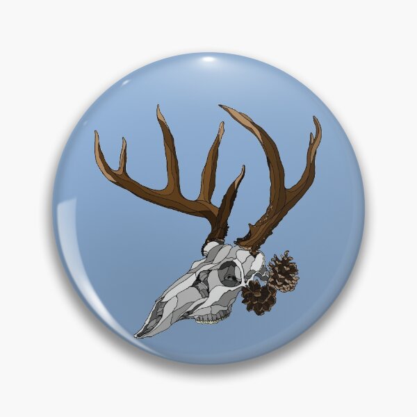 Item preview, Whitetail Buck Skull designed and sold by TinkerandBone.