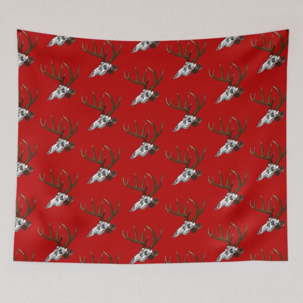 Item preview, Whitetail Buck Skull designed and sold by TinkerandBone.