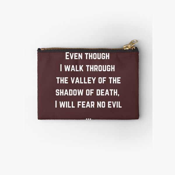 Item preview, Even Though I Walk Through The Valley Of The Shadow Of Death designed and sold by OneCherubim.