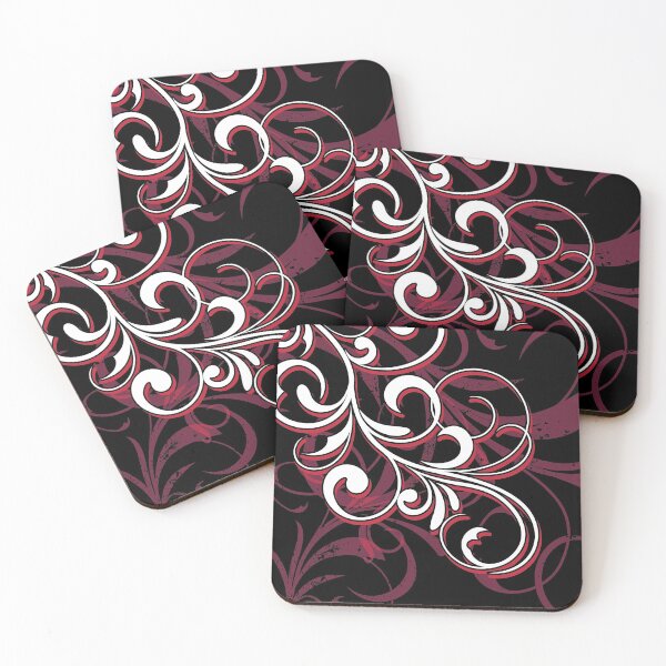 Item preview, Red and White Swirls designed and sold by ZZDeZignZ.
