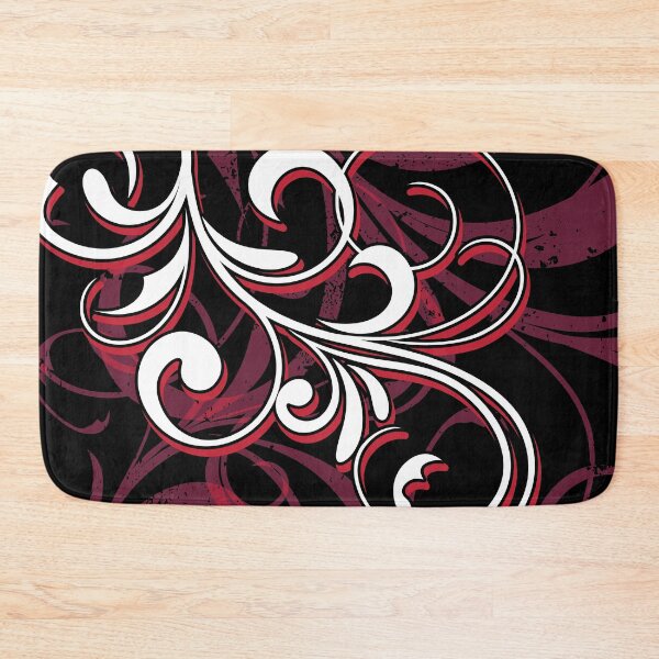 Item preview, Red and White Swirls designed and sold by ZZDeZignZ.