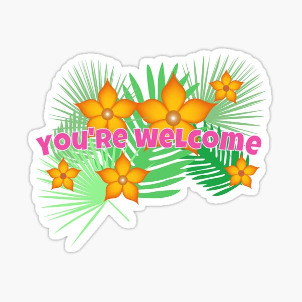 Featured image of post You&#039;re Welcome Whatsapp Sticker - Stickers you downloaded outside of whatsapp might not be searchable if the sticker creator did not tag the stickers according to whatsapp guidelines.