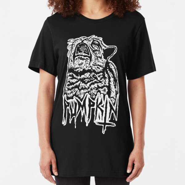 Grim and Necro Kitty Slim Fit T-Shirt
