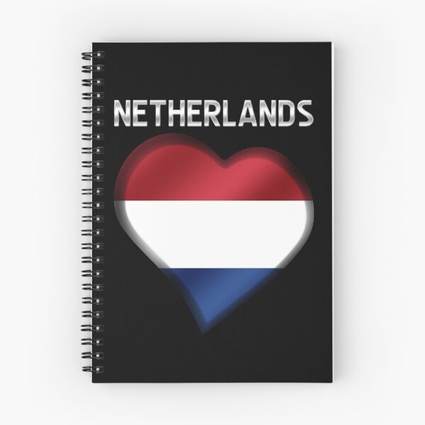Item preview, Netherlands - Dutch Flag Heart & Text - Metallic designed and sold by Graphix.